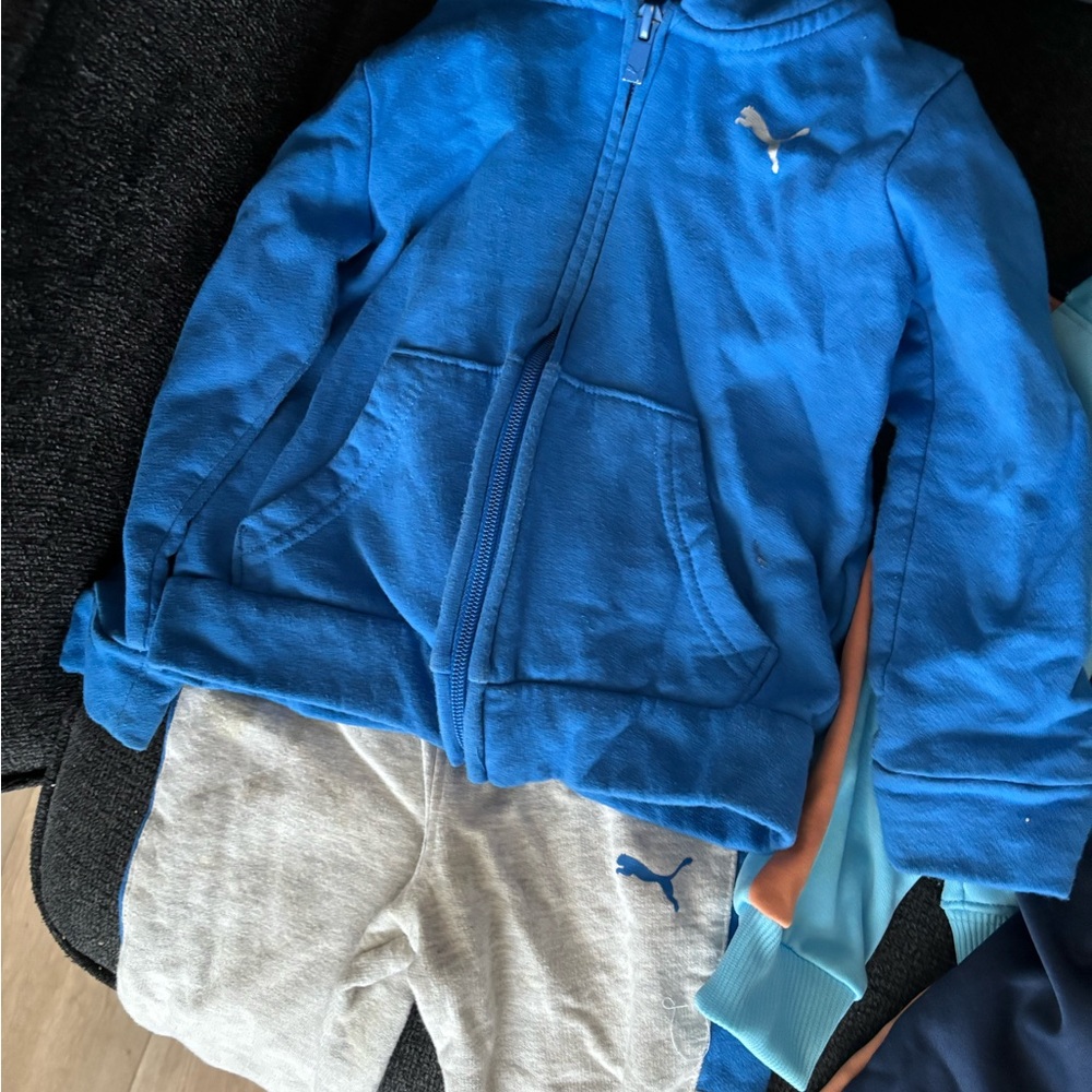 Nike Blue and Gray Kids Matching Set